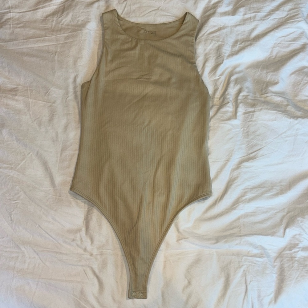 aerie cream bodysuit
